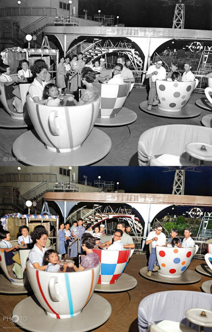 1963（昭和38）年7月6日、金沢市片町の大和百貨店屋上