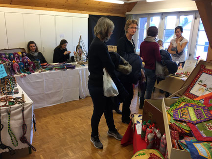 In diesem kleinen Raum in der 3. Etage gab es den Stand mit den tollsten Cupcakes.