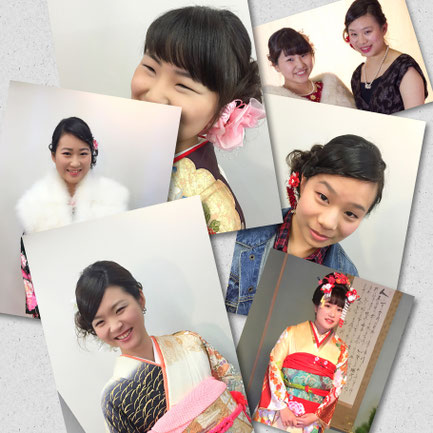 横浜・成人式　着付け・ヘアセット・メイクで人気の美容室Yume-Yui　　