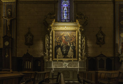 Bild: Seitenaltar in der Cathédrale Notre-Dame-de-l’Assomption d’Entrevaux