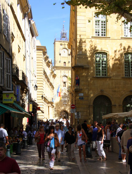 Bild: Aix-en-Provence mit Tour de l´Horloge