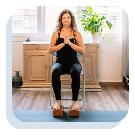 yoga sur chaise en entreprise yogist