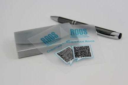 Exclusive foil business cards in screen printing and digital printing