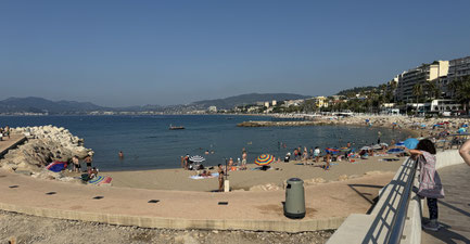 Bild: Badestrand in Cannes