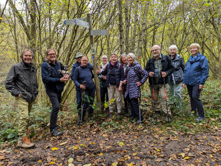 Wandergruppe am Start