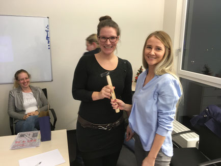 Übergabe des WJ Hammers
