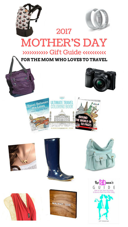 Mother's Day Gift Guide | Gifts ideas for the mom who loves to travel | Family Travel | Travel with baby, infant, toddler | Traveling with baby | Gifts for her