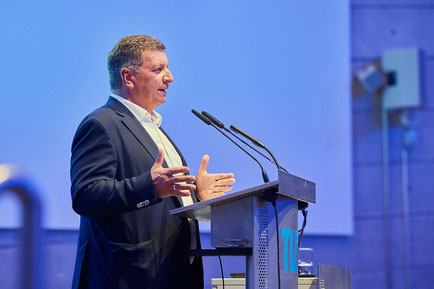 Kongressfotografie, Staatsminister Bernreiter, DECOMM 2022, TU München 