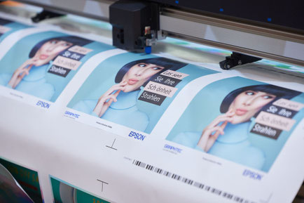 Messefotograf München, Detailaufnahme Epson Messestand auf der FESPA