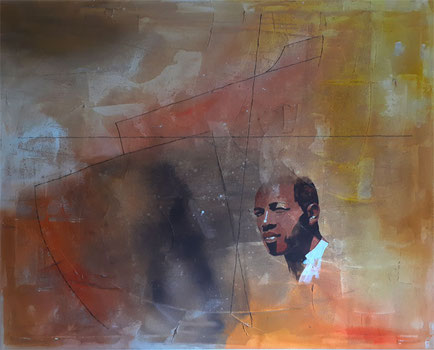 Jazz, Acryl auf Leinwand, 120 x 100 cm, 1995