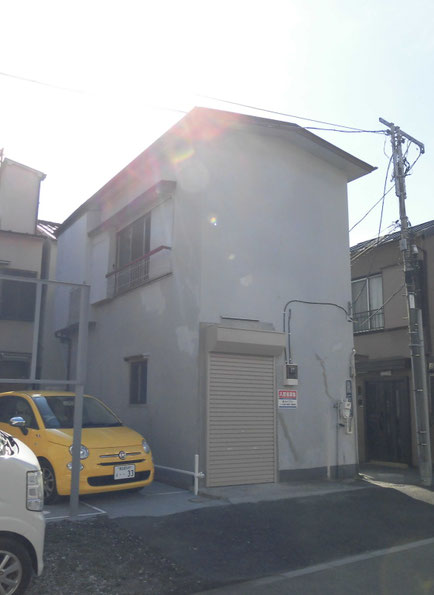 バイク置き場にしてみました