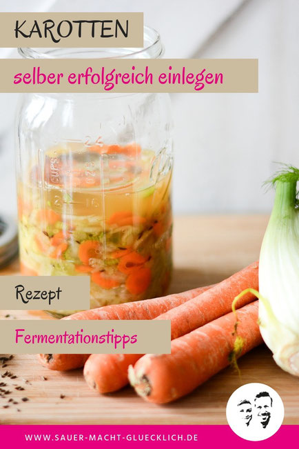 fermentierte Karotten