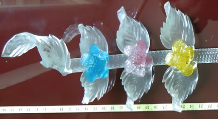 Foglia-alta-ricambio-per-lampadari-di-murano-azzurro-rosa-giallo
