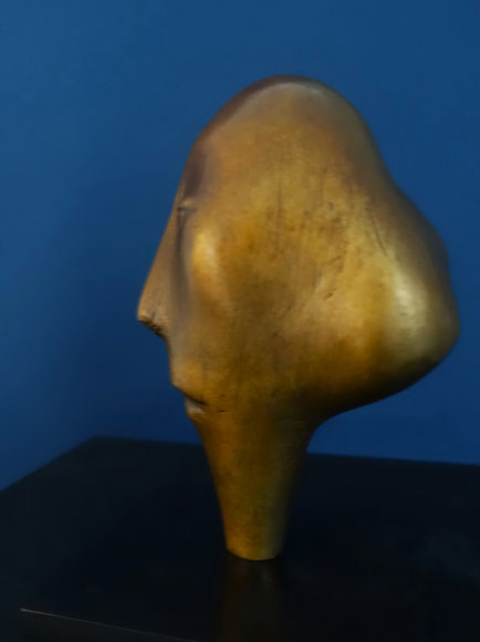 Heidrun Feistner: Der Knoten /  Bronzefassung /  Exemplar 2/5 / 16,5 cm / 2024 / Foto HF