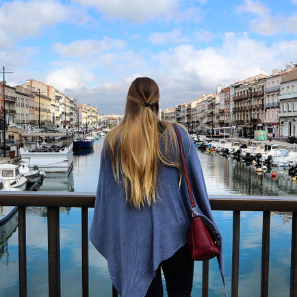 Sète Frankreich am Mittelmeer wie Venedig