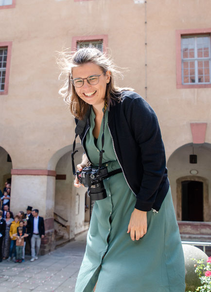 Hochzeitsfotografin Carolin Brandt bei einer Hochzeitsreportage in Leipzig