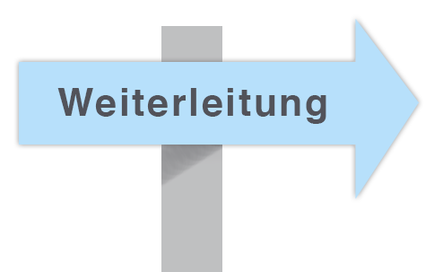 Bild: Weiterleitung bei Jimdo