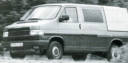 VW T4 Prototyp - Quelle: Moto 12/1990