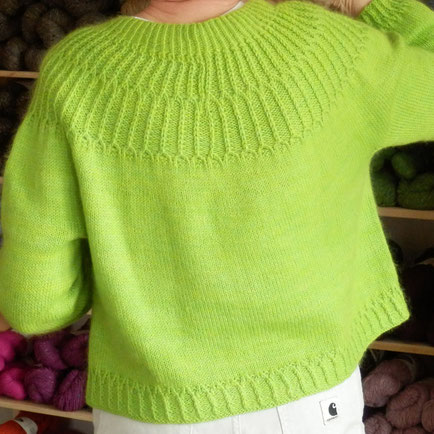 Merino 300 bunte wolle handgefärbt Pullover Lusso Sensai