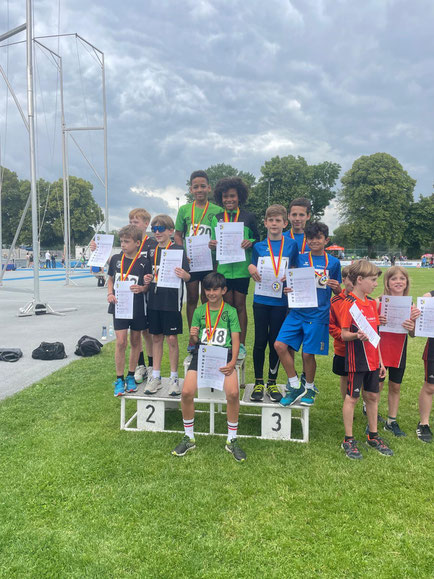 ...beste Teamplatzierung der DJK - unsere Jungs U12 mit Paul, Jona und Julian