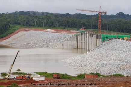 Le barrage de Lom-Pangar mis en service en 2017