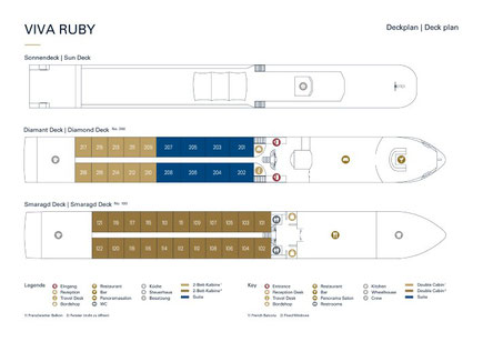 Deckplan VIVA RUBY 2025