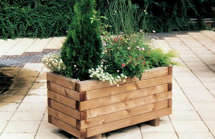 Pflanzkasten aus Holz