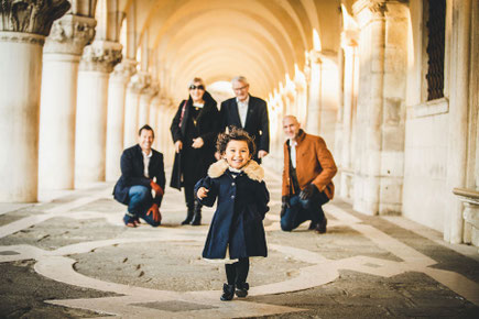 Gay Fathers Photoshoot in Venice