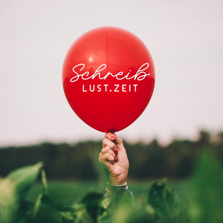 Luftballon SchREIB.lust.ZEIT