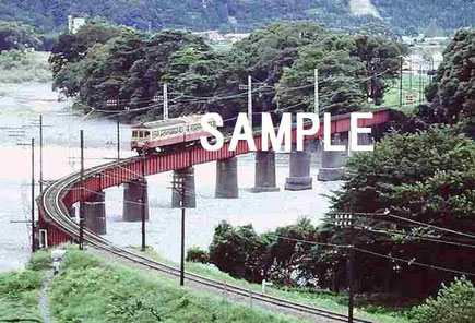静岡のローカル私鉄　大井川鉄道　1970年　昭和50年代 鉄道写真　ネットオークション 通販 デジタル画像　吊り掛け　旧型車