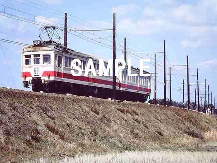豊橋の私鉄　豊橋鉄道 1970年代  昭和 なつかしい 鉄道写真　ネットオークション　通販 デジタル画像　旧型車