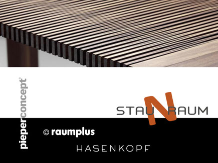 Logos unsere kompetenten und erfahrenen Partner, Raumplus, Pieper Concept, Hasenkopf