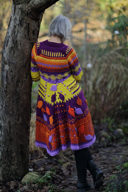 Merino 300 bunte wolle handgefärbt Pullover