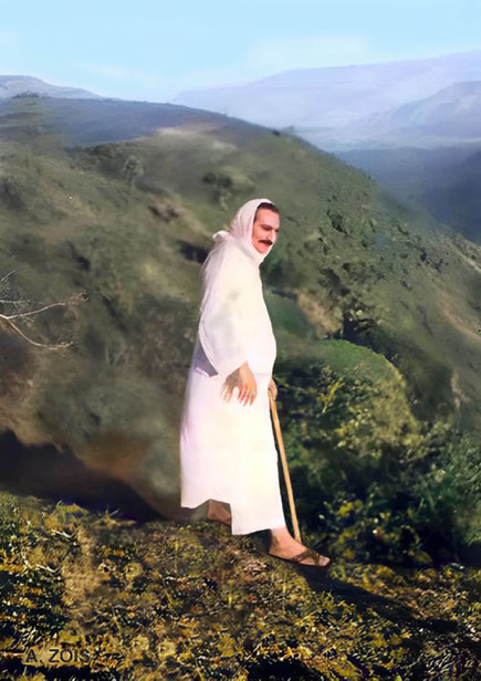    1938 mid-Panchgani Vlley, Mahabaleshwar- Image rendition by Anthony Zois.