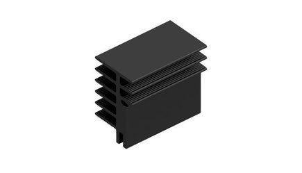 SK 481 50 SA Fischer トランジスタ固定スプリング用押出ヒートシンク