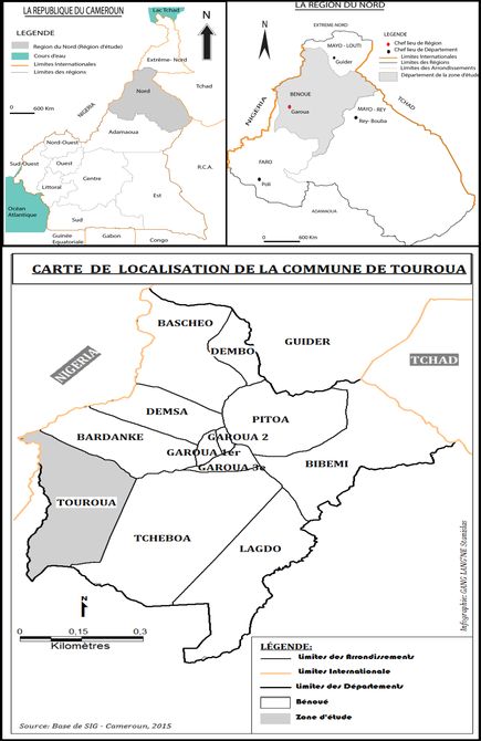 Carte de Touroua