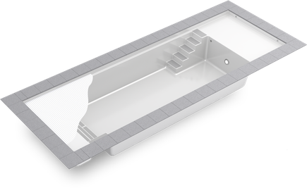 Riviera Pool Fertigbecken - DLine Wetlounge