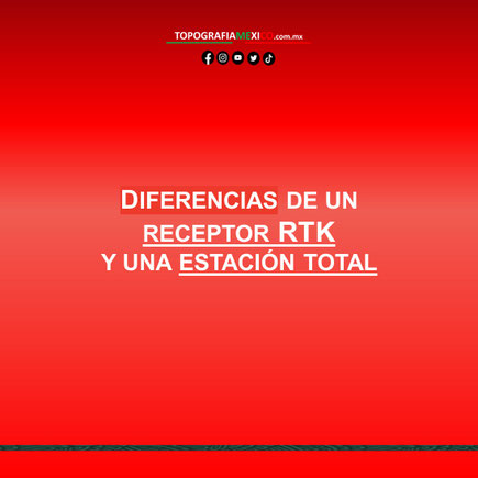 diferencias de un receptor rtk y estacion total