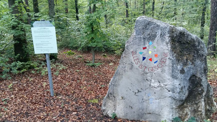 Auf dem Gedankenweg in Greußenheim