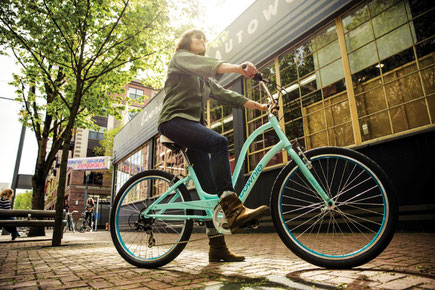 Die stylischen e-Bikes von Electra können Sie in der e-motion e-Bike Welt in Bremen kostenlos probefahren.