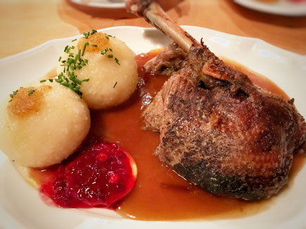 Gans im Gasthof zum Neuhaus