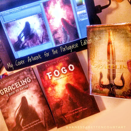 cover art, digital art, kristin cashore, graceling, fire, kristin cashore portuguese cover, cover artwork, fantasy novels, cover design graceling,