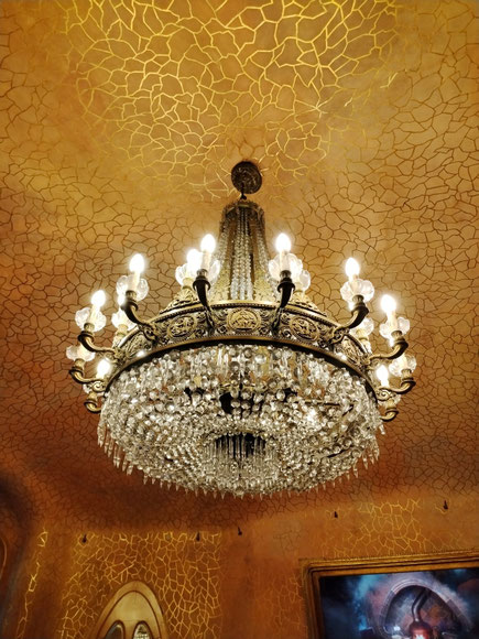 Lustre de l'ancien bureau de Josep Batlló i Casanovas