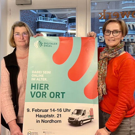 Andrea Veddeler (li) und Sabine Nuffer