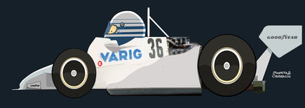 Riccardo Patrese by Muneta & Cerracín