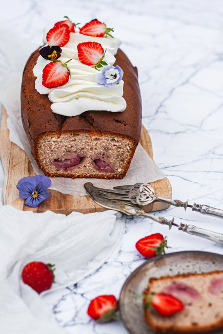 Recette gâteau moelleux fraise mascarpone