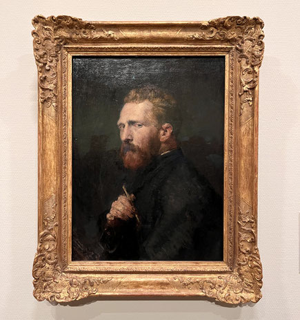 autoritratto di Vincent van Gogh esposto al van Gogh Museum di Amsterdam