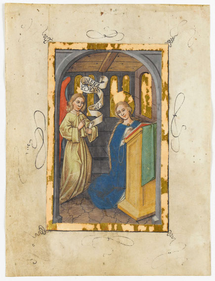 Die Verkündigung an Maria.
