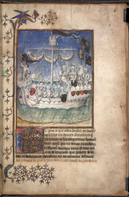 Pierre Bontier und Jean le Verrier, Chronik "Conquˆete et les Conquérants des Iles Canaries" (Die Eroberung und die Eroberer der Kanarischen Inseln), um 1405