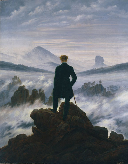 Caspar David Friedrich, Wanderer über dem Nebelmeer